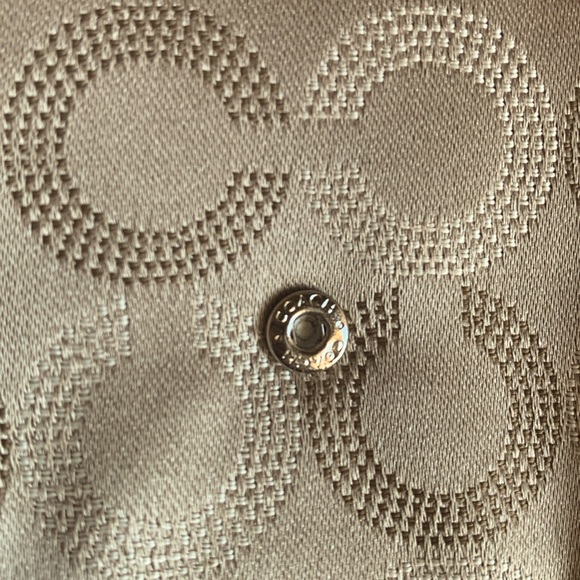 Coach dotted Op Art long wallet on chain EUC - Picture 6 of 14